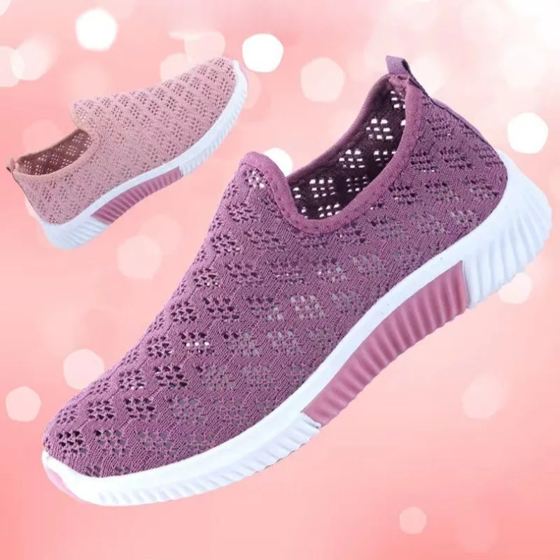 2026 Summer New Mesh Woman Shoes Fashion Breathable Soft Sole Casual Women's Sneakers Gym Women's Sports Shoes Tenis Feminino