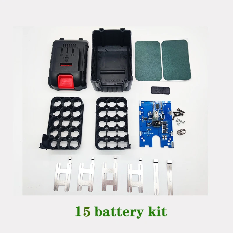 パワーツールバッテリーキット18/21 9v電池ケースホルダーbmsワイヤレス電気アングルグラインダー切断18650リチウムイオンホルダー収納ボックス