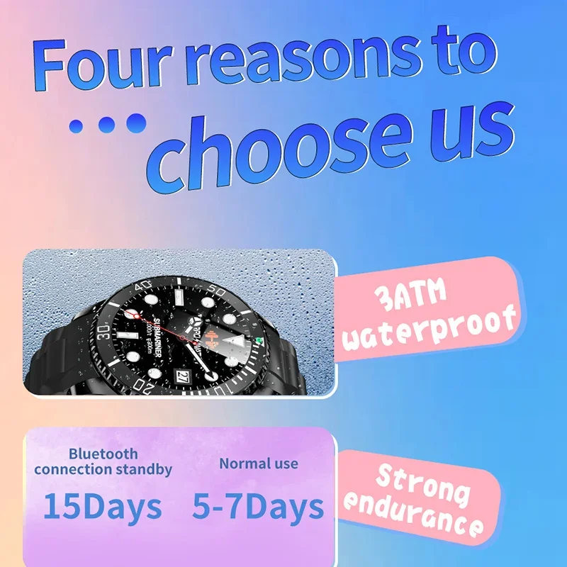 Outdoor TK17 Smart Watch robusto Smartwatch ibrido sport Fitness Tracker Smartwatch per la frequenza cardiaca della pressione sanguigna