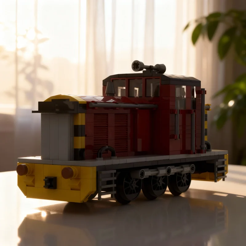 

428pcs MOC Salty The Dockyard Diesel Class Shunter Train Model Building Blocks Architecture Christmas Gift Brick Toy Kids