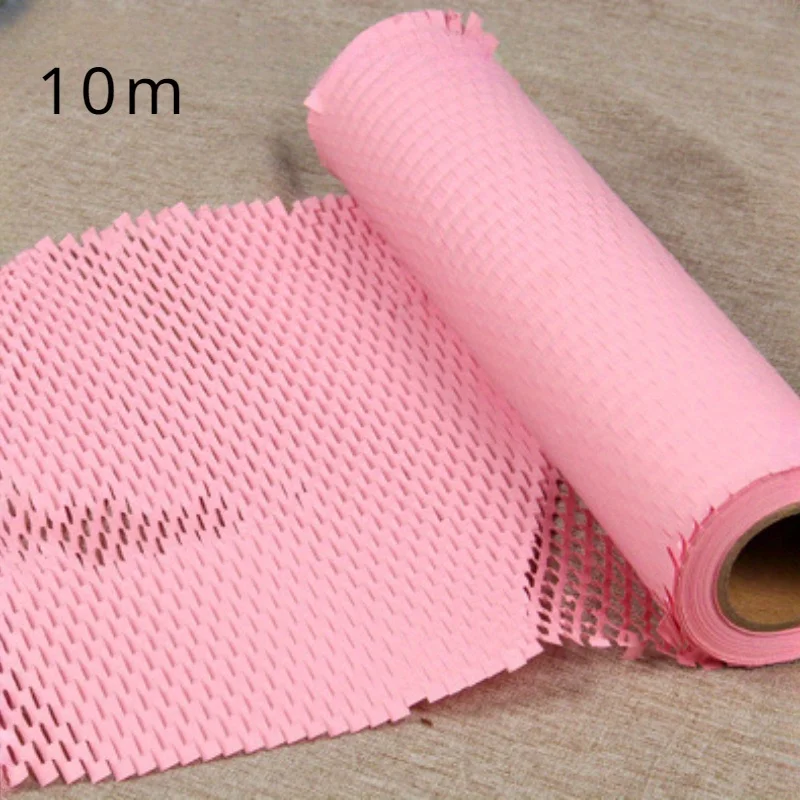 

1 roll of free cutting bouquet packaging paper, flower material,50cm*10m, honeycomb paper, kraft paper, waterproof, cushioning