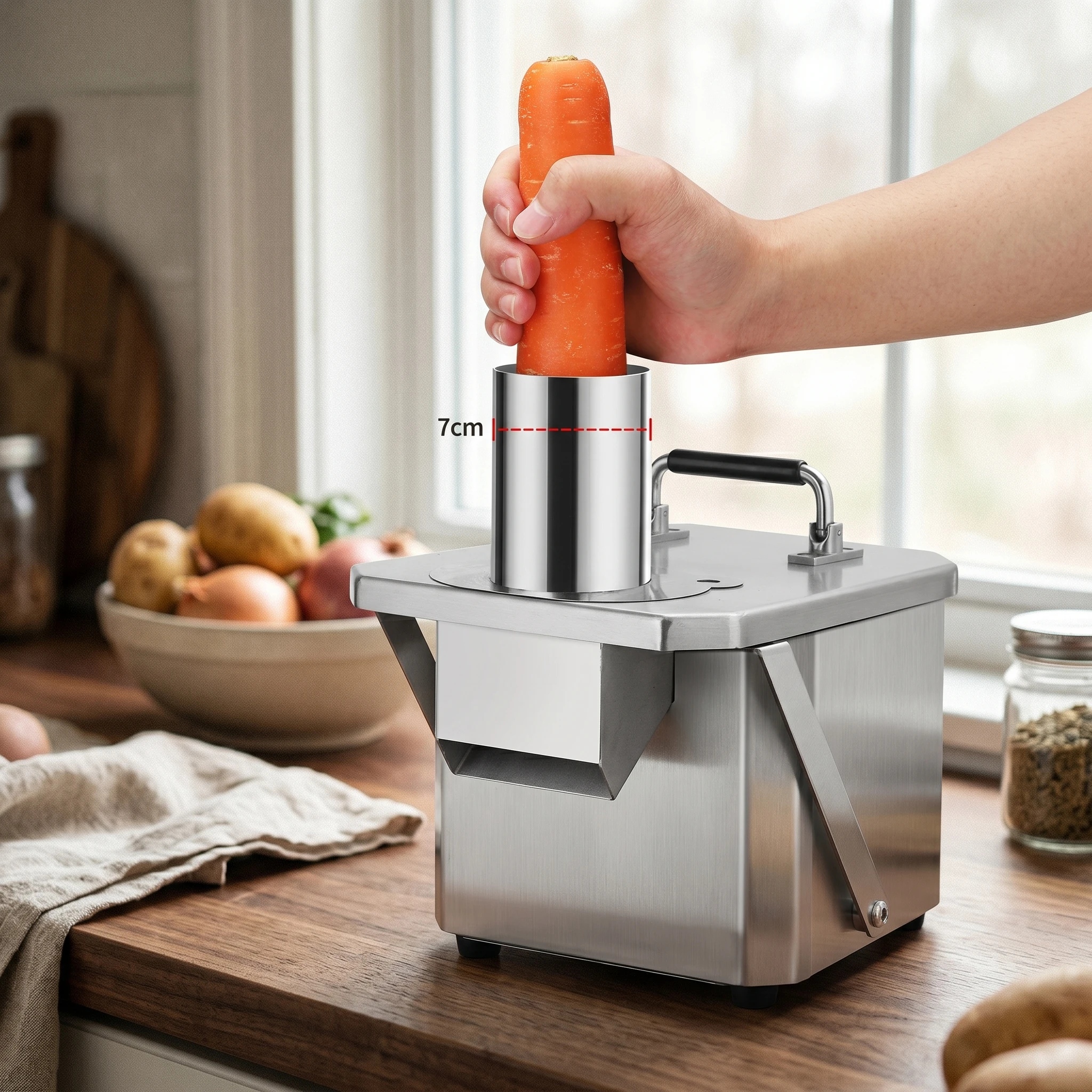 

Grid Cutter Dicer Easy to Clean Automatic Dicer Compact Dicing Machine