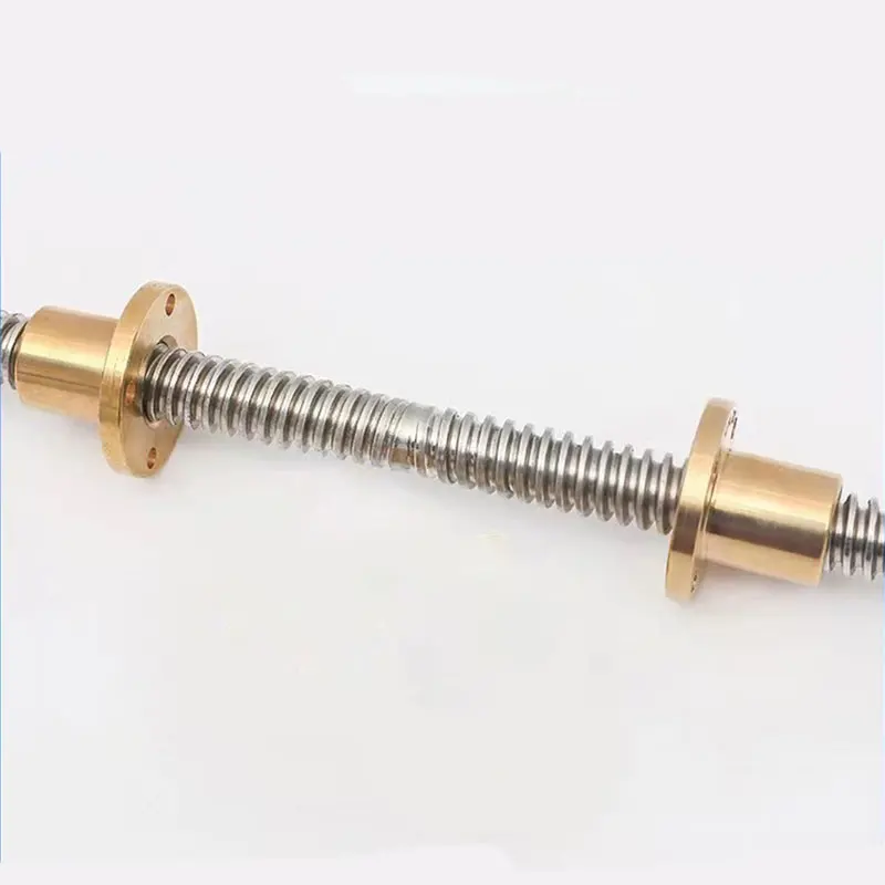 T8 Lead Screw right-left length 1000mm OD 8mm Pitch 2mm for Reprap 3D Printer Z Axis