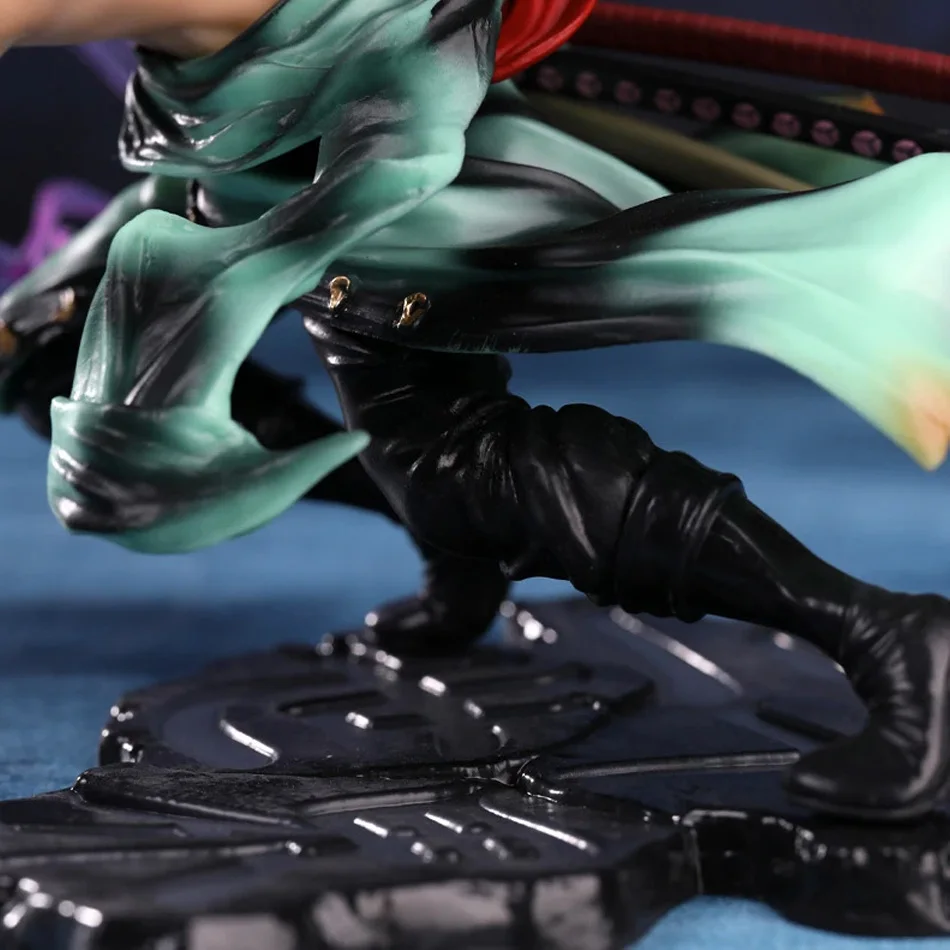 10cm One Piece Anime Figur GK Roronoa Zoro Dreiklingen-Sa-maximum Manga Anime Statue Actionfigur Sammlerstück Modell Kinderspielzeug – Detail 7