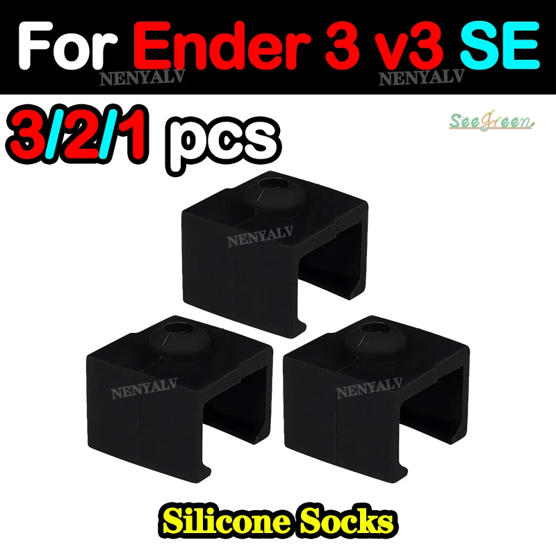 For Creality Ender3-V3 SE Silicone Socks For Ender 3 V3 SE Heating Block Cover Hotend Heat Insulation Case