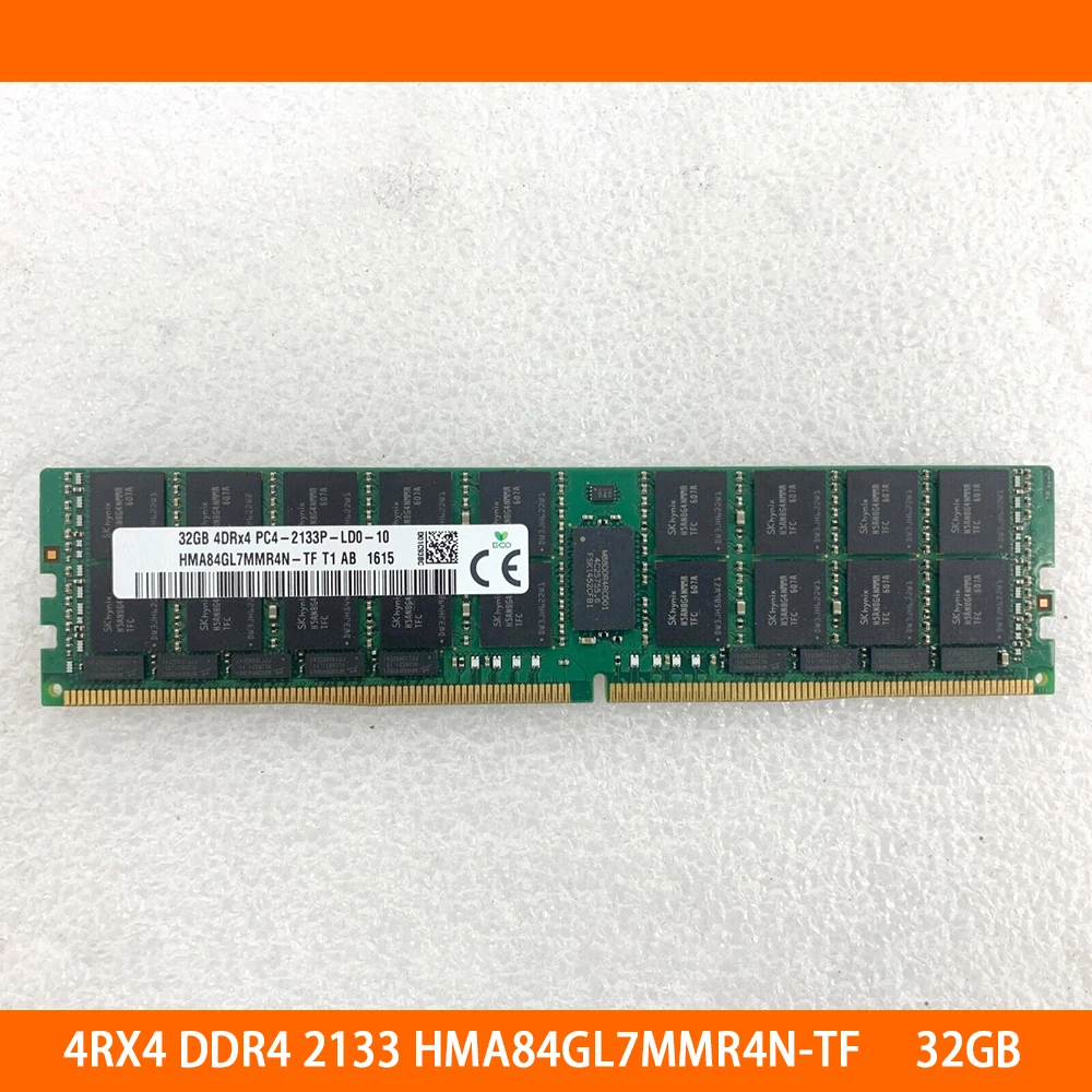 

1PCS RAM 32GB 32G 4RX4 DDR4 PCL-2133P LRDIMM For SK Hynix Memory HMA84GL7MMR4N-TF Fast Ship