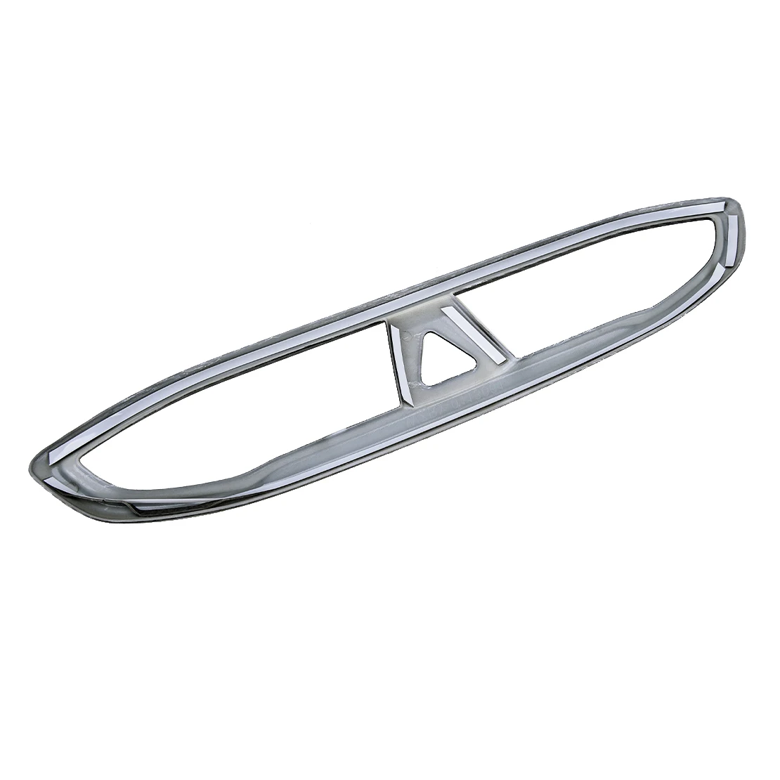 Black Car Front Center Air Outlet Vent Cover Trim Carbon Fiber Style ABS Fit for Hyundai Santa Fe 2019 2020 2021 2022