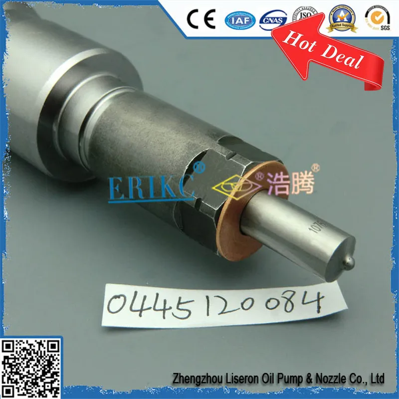 ERIKC 0 445 120 084 Common Rail Injector 0445120084 Original Electronic Diesel Parts 0445 120 084 for Bosch CUMMINS DongFang