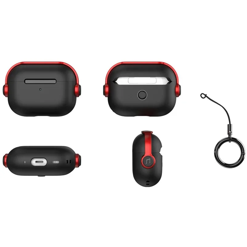 Trendy With Headphone Case For AirpPods Pro 3 Plastic Cover Apple Bluetooth Earphone Accessories Protect Machine