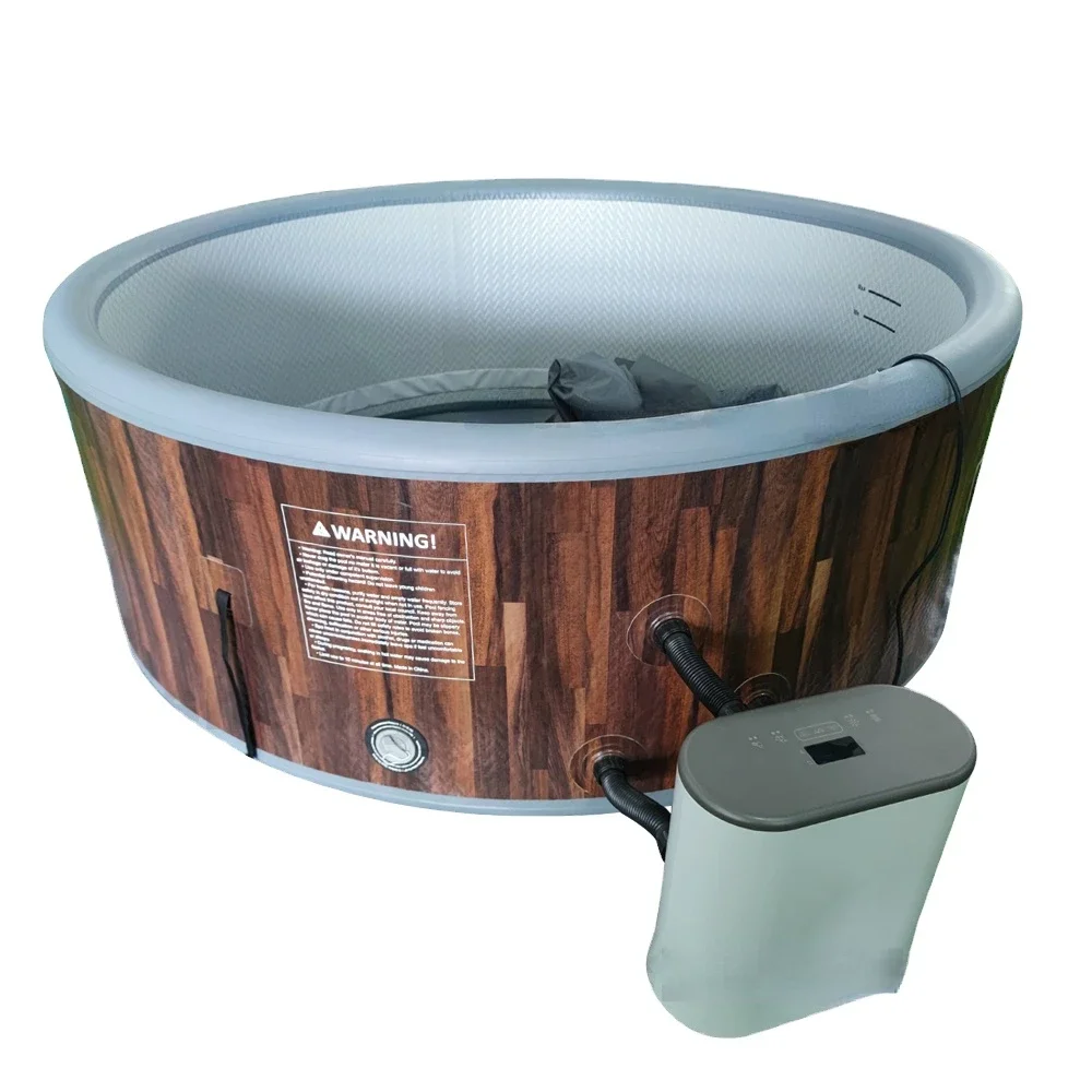

Custom High Quality Round Hot Tubs Led Inflatable Massage Spa