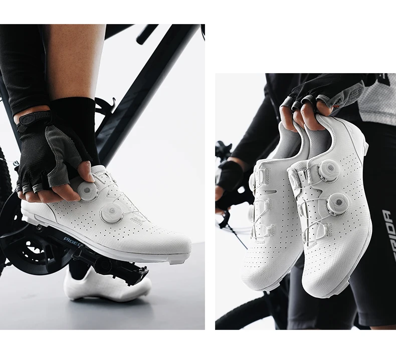 Unisex Neue Fahrradschuhe, atmungsaktiv, bequem, rutschfest, für den Straßenbereich, hochwertige MTB-Fahrradschuhe aus Gummi, professionelle, ultraleichte Fahrradschuhe – Detail 21