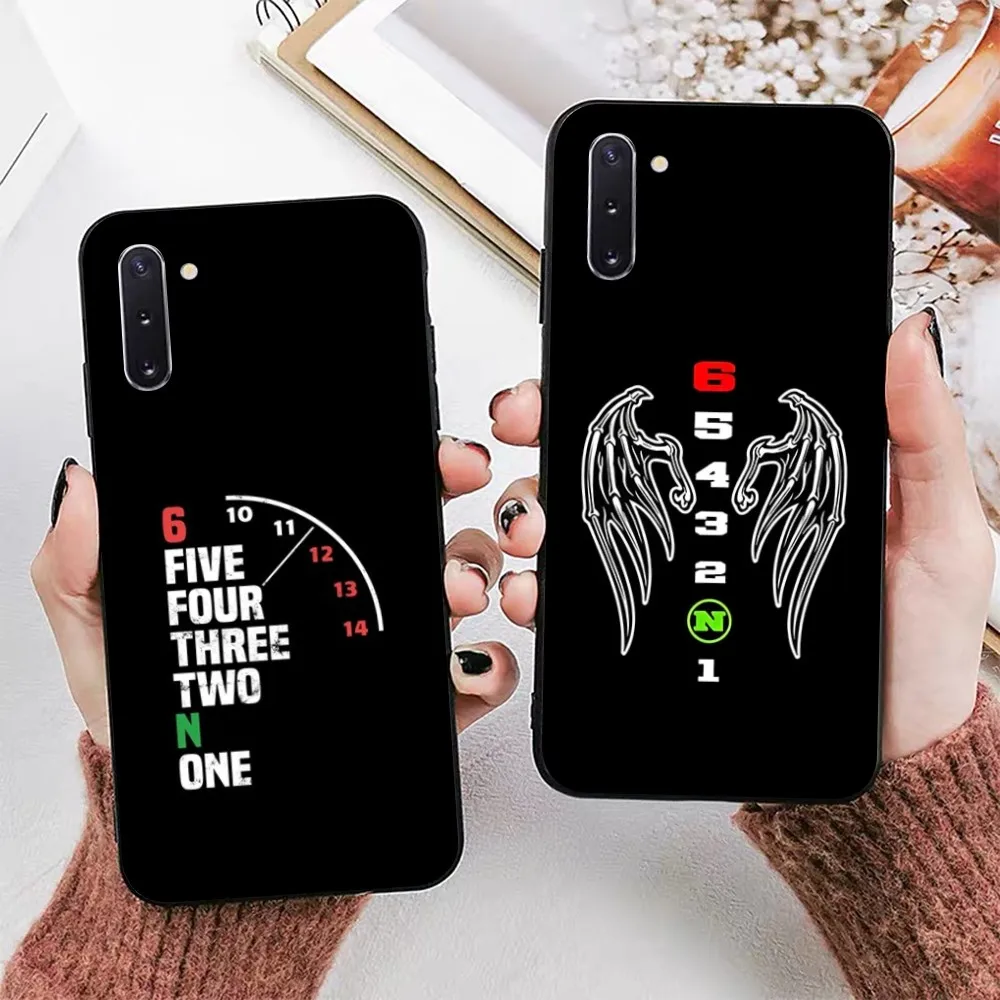 1N23456 Motorcycle Phone Case For Samsung Note 8 9 10 20 pro plus lite M 10 11 20 30 21 31 51 A 21 22 42 02 03