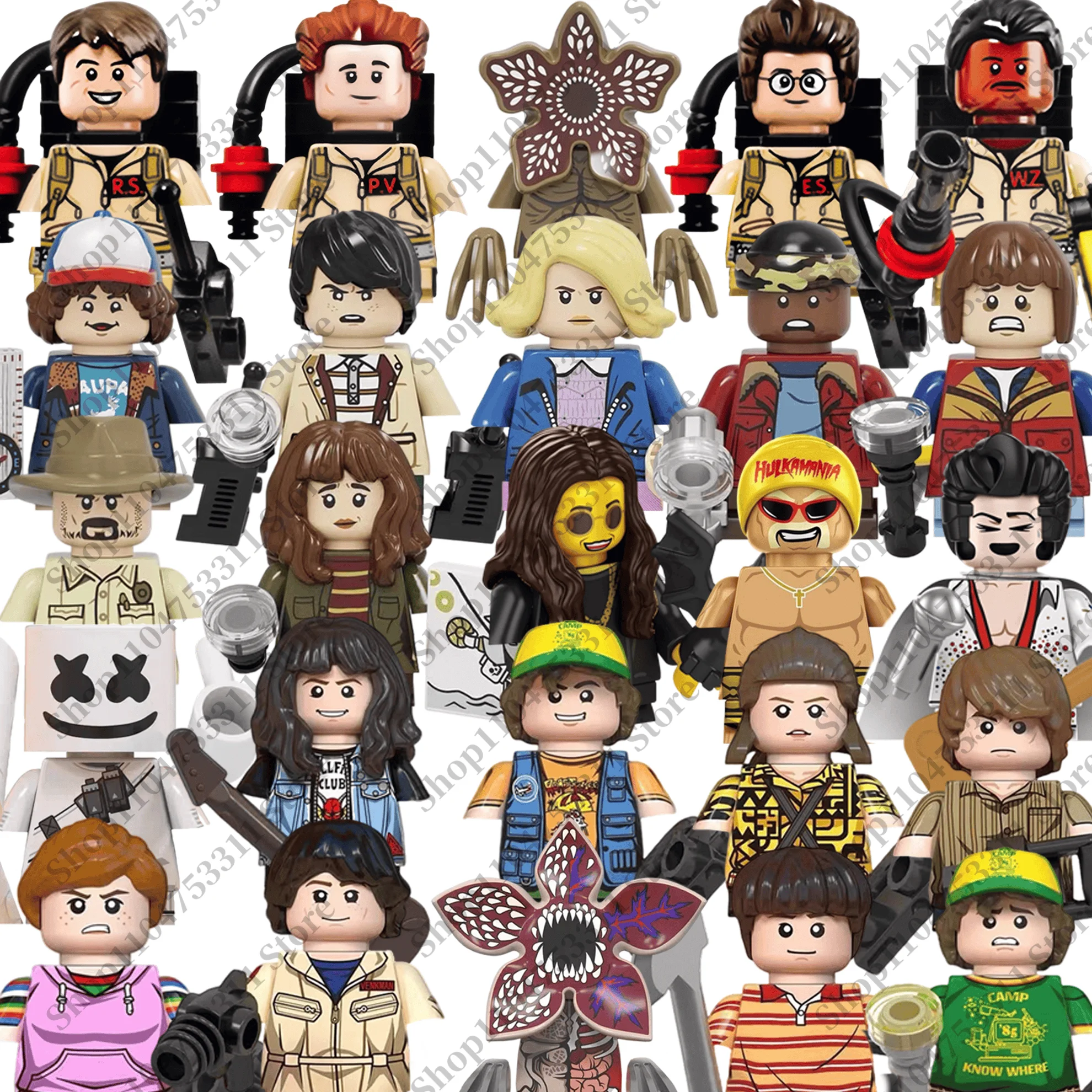 

HOT movie classic character building blocks Disney cartoon children's mini brick toys assembly party gifts