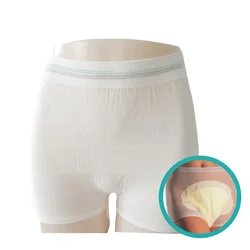 Disposable Underwear Shorts Elastic Polyester Fabric Mesh Briefs Unisex Portable Elderly Paralyzed Incontinence Diaper Hygiene