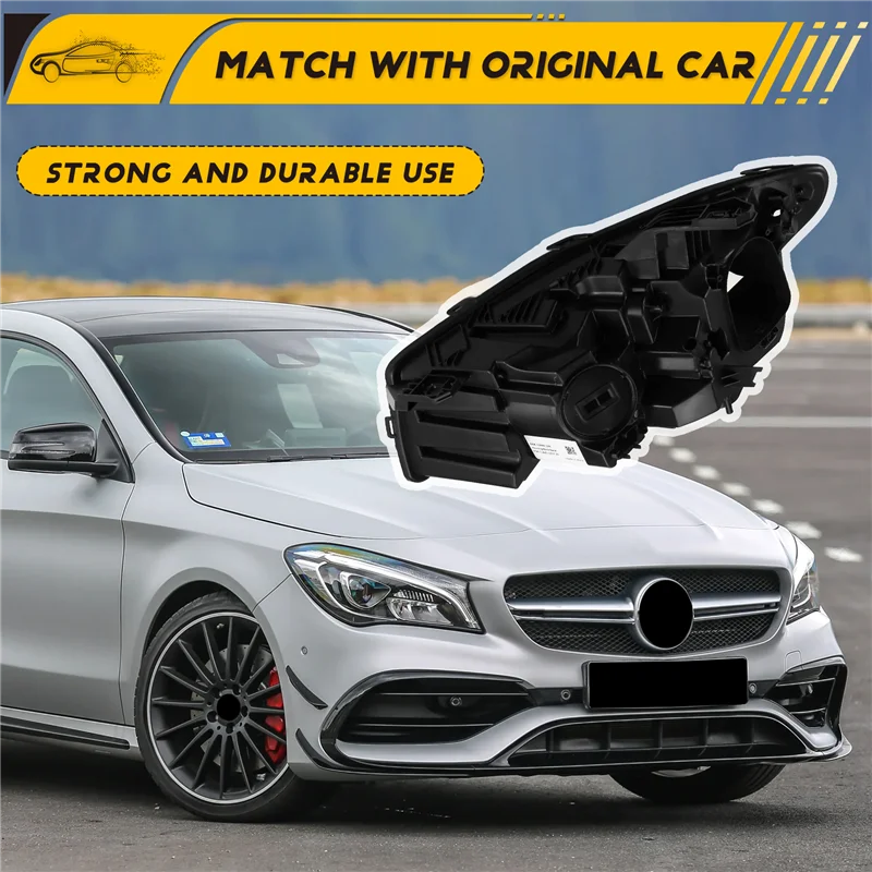 Podstawa przedniego reflektora do Mercedes-Benz CLA W117 2017-2020 Obudowa reflektora Tylna podstawa-FSM
