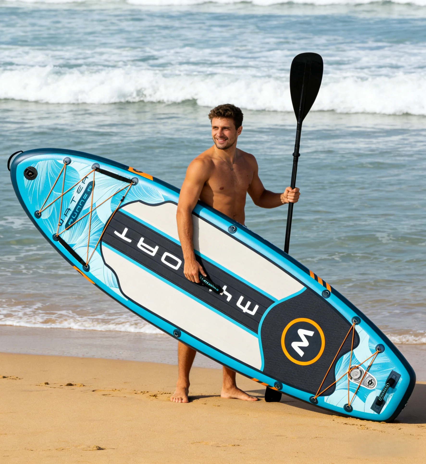 

Fishing Sup Board 35'' Ultra Wide Inflatable Stand Up Paddle Board Inflatable Sup Paddle Boards For Water Sports