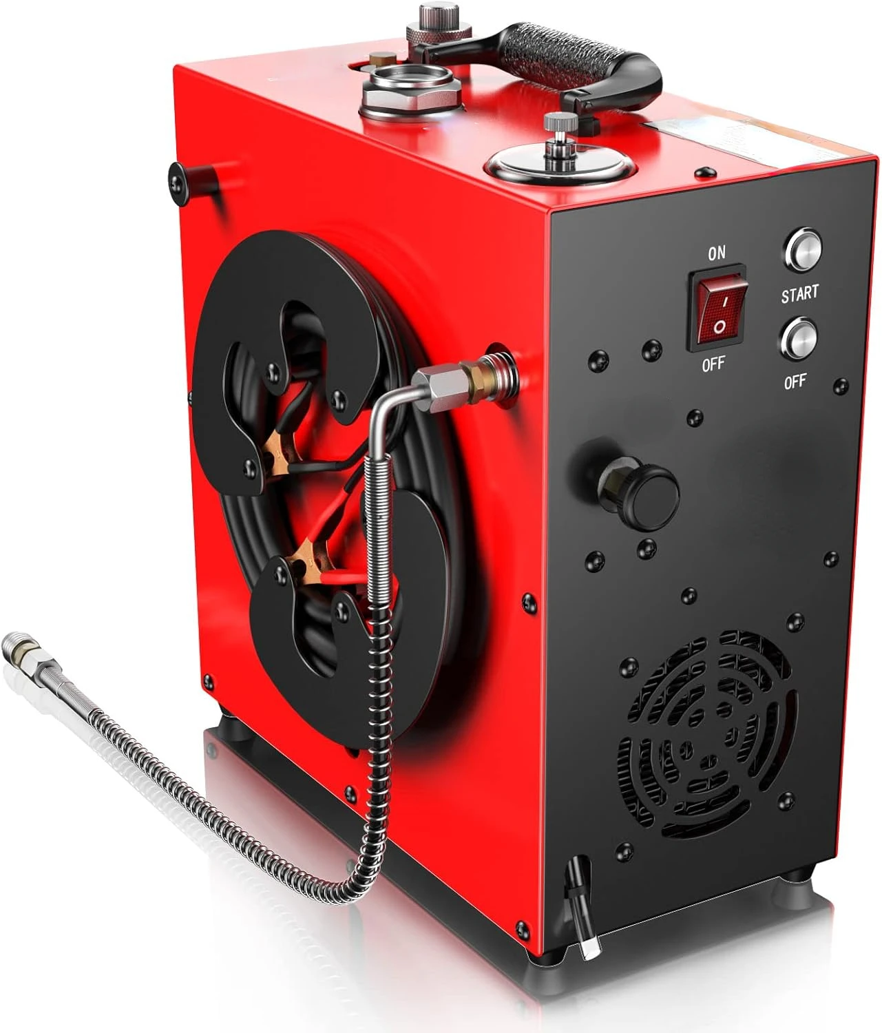 

CS4 Portable PCP Air Compressor, 350W Powerful Motor,Max 5800Psi/40Mpa, Water and Fan Cooling, 5 Hours Continous Work