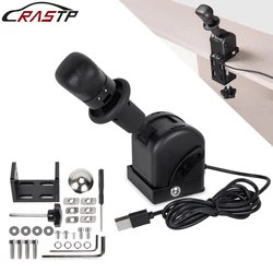RASTP-USB SIM Handbrake with Mounting Clip ETS2 American and European PC Racing Game Simulator Air Brake for G20 G27 G29 SFN191