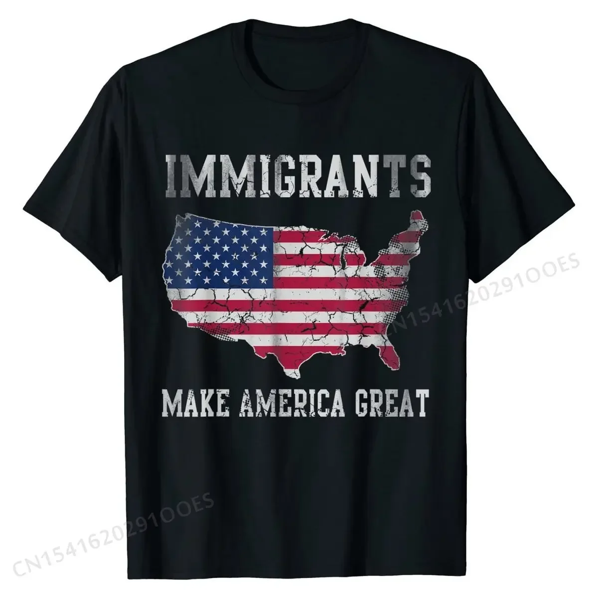 Immigrants Make America Great T-Shirt Top T-shirts Design Coupons Men Tops & Tees Design Cotton