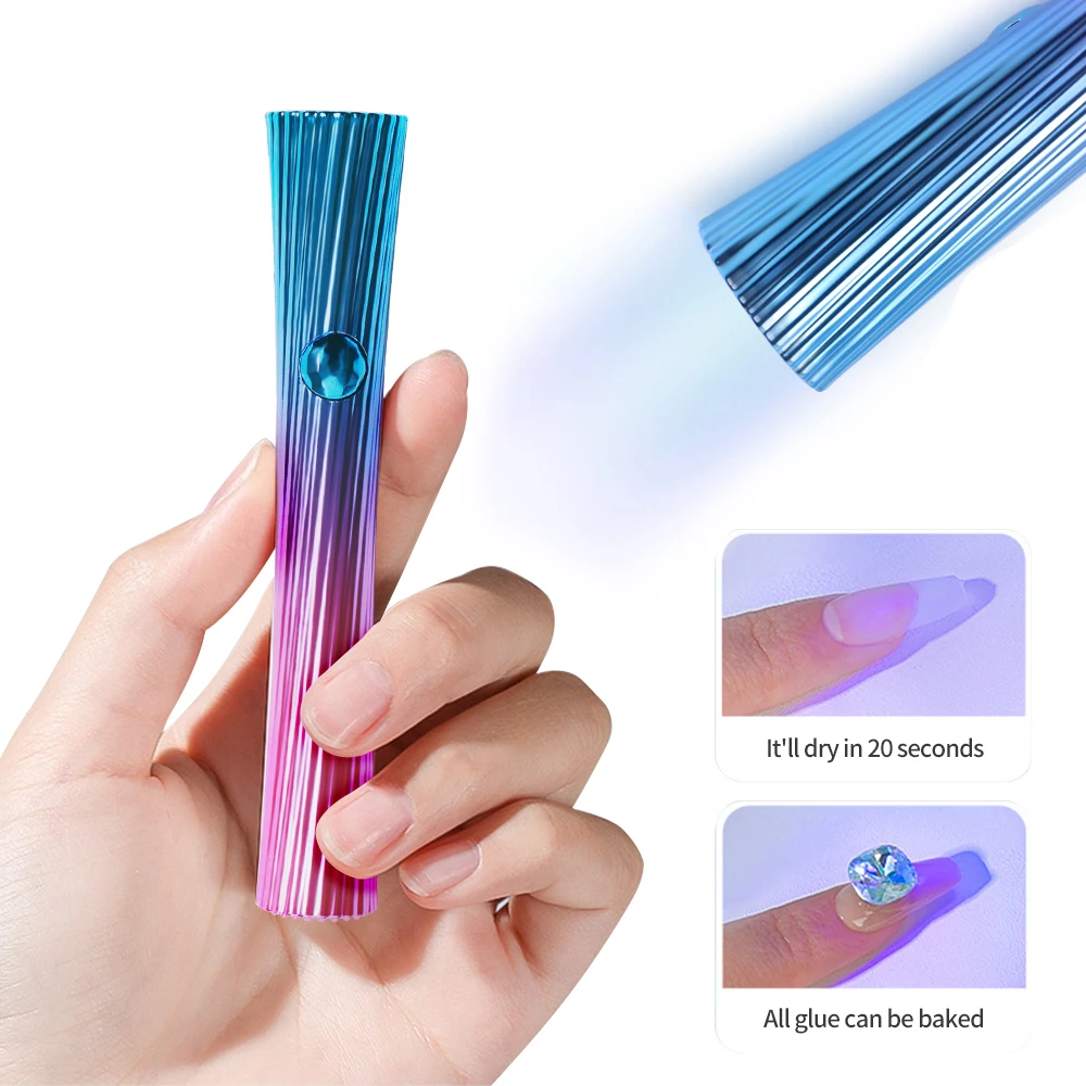 CNHIDS-Sèche-ongles portable aste, mini lampe à ongles en gel UV, conception de petite taille, outils de manucure