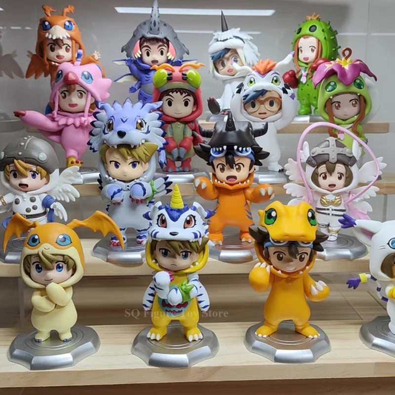 

In Stock Bandai Digimon Adventure Blind Box Toy Doll Cute Kawaii Anime Figure Agumon Gabumon Patamon Tailmon Guess Bag Toy Gift