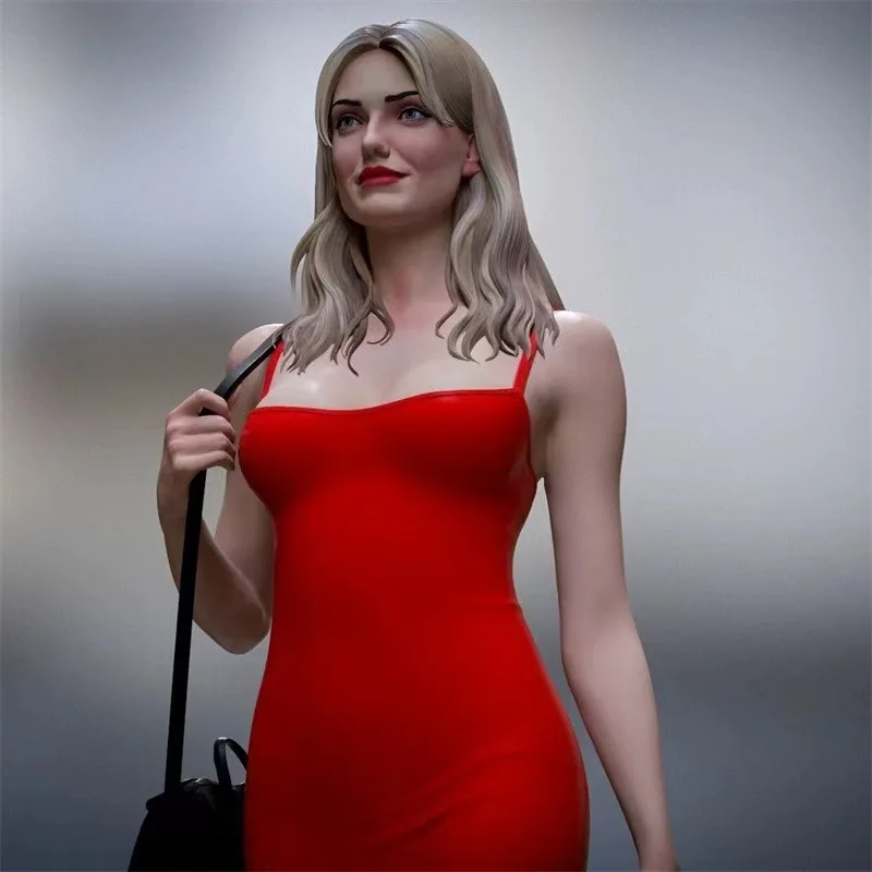 1/24 Scale Resin Figure Assembled Model Kit Female Model Cameron Diaz Hobby Miniature Toy Unassembled Unpainted 3D printing