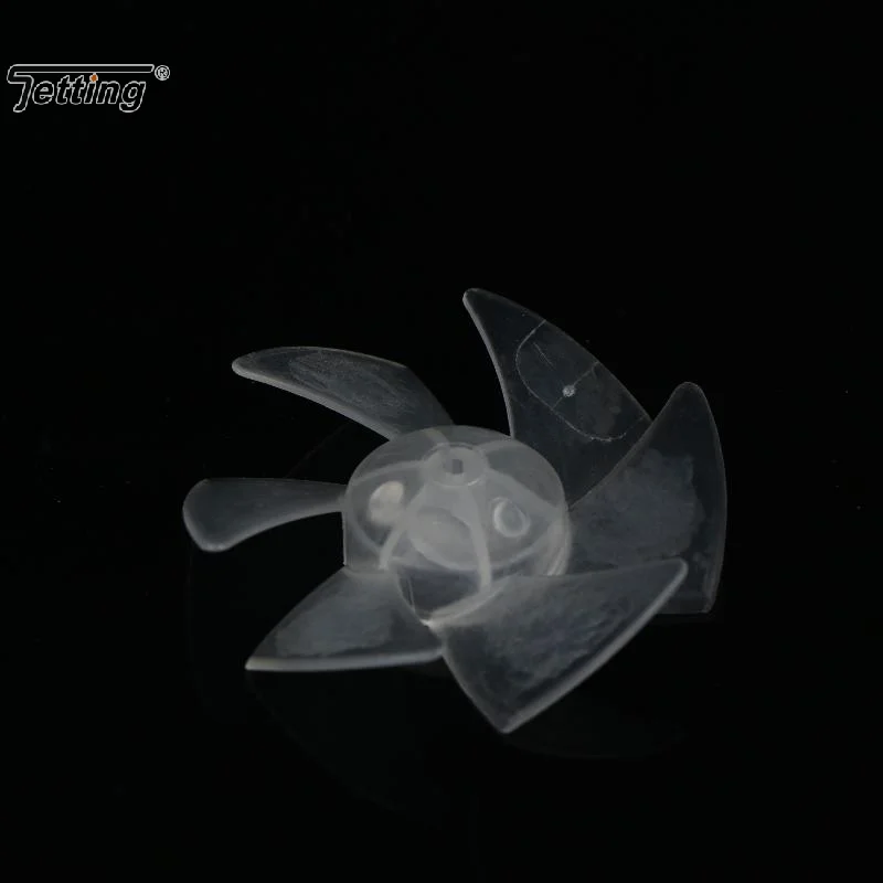 2/4/10Pcs Small Power Plastic Wind Wheel 6 Blades Transparent Mini Fan Blade For Hairdryer Motor Replacement Parts