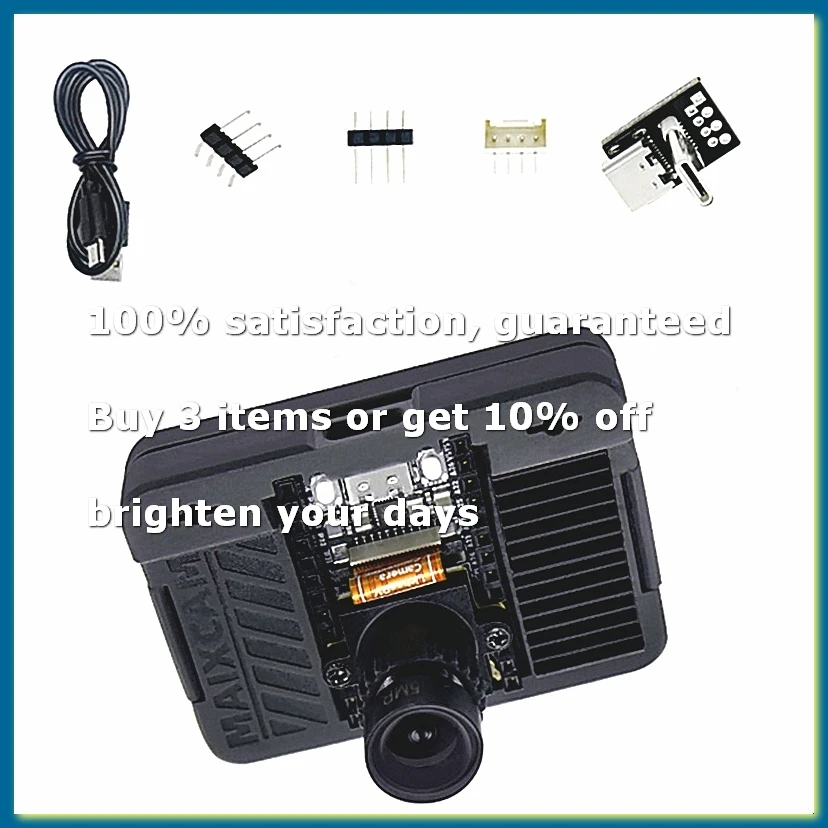 For MaixCAM Development Board RISC V AI Kit WIFI6 Linux 4MP Cam 2.3inch Touch Screen Support 1 TOP NPU Python/C++