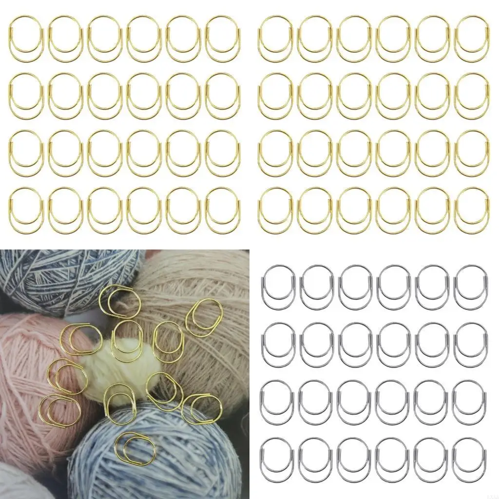 LXAA 24PCS Dekorative Papierclip Metall Dokument Clip Metal Lesezeichen Clip Clip