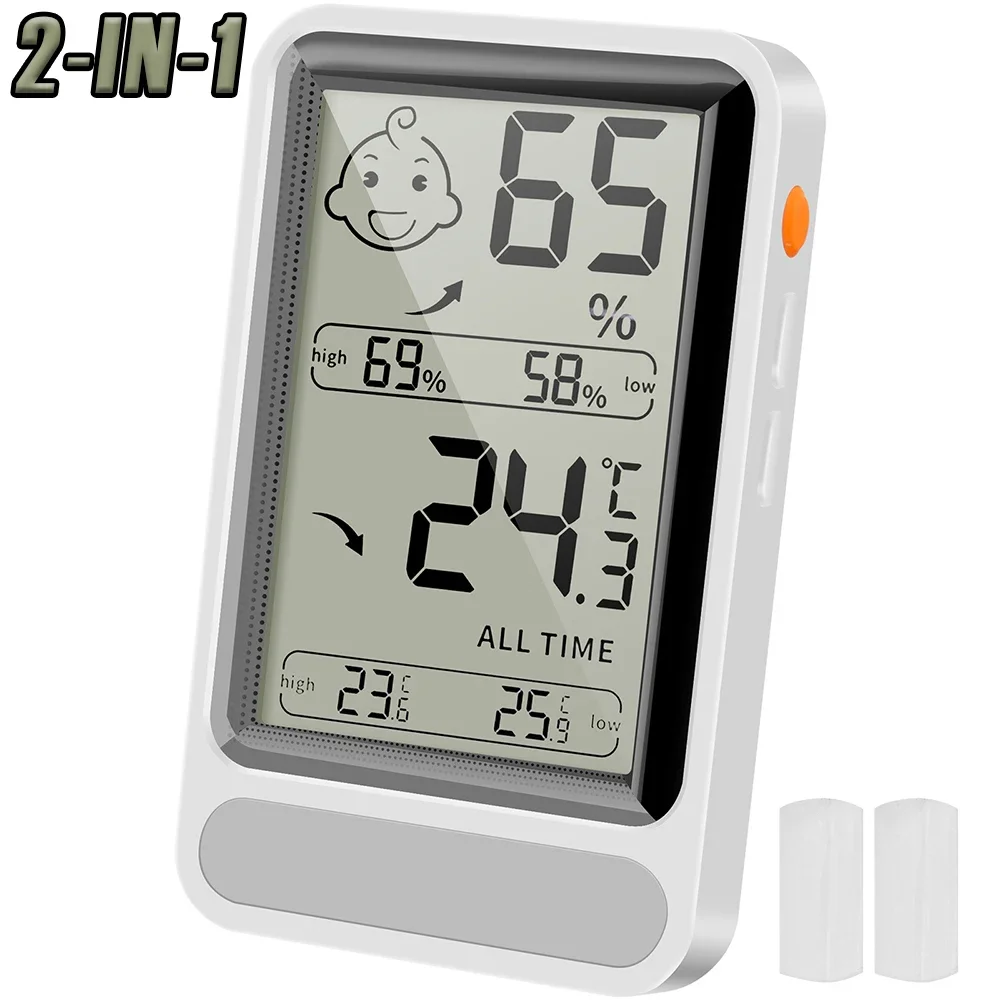 

Цифровой термометр, гигрометр, комнатная электроника, измеритель влажности, датчик, автоматическая подсветка, цифровой гигрометр для детской комнаты