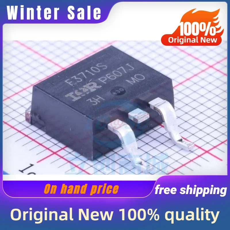 10PCS New original IRF3710S TO-263-2 IRF3710STRLPBF IC quality goods