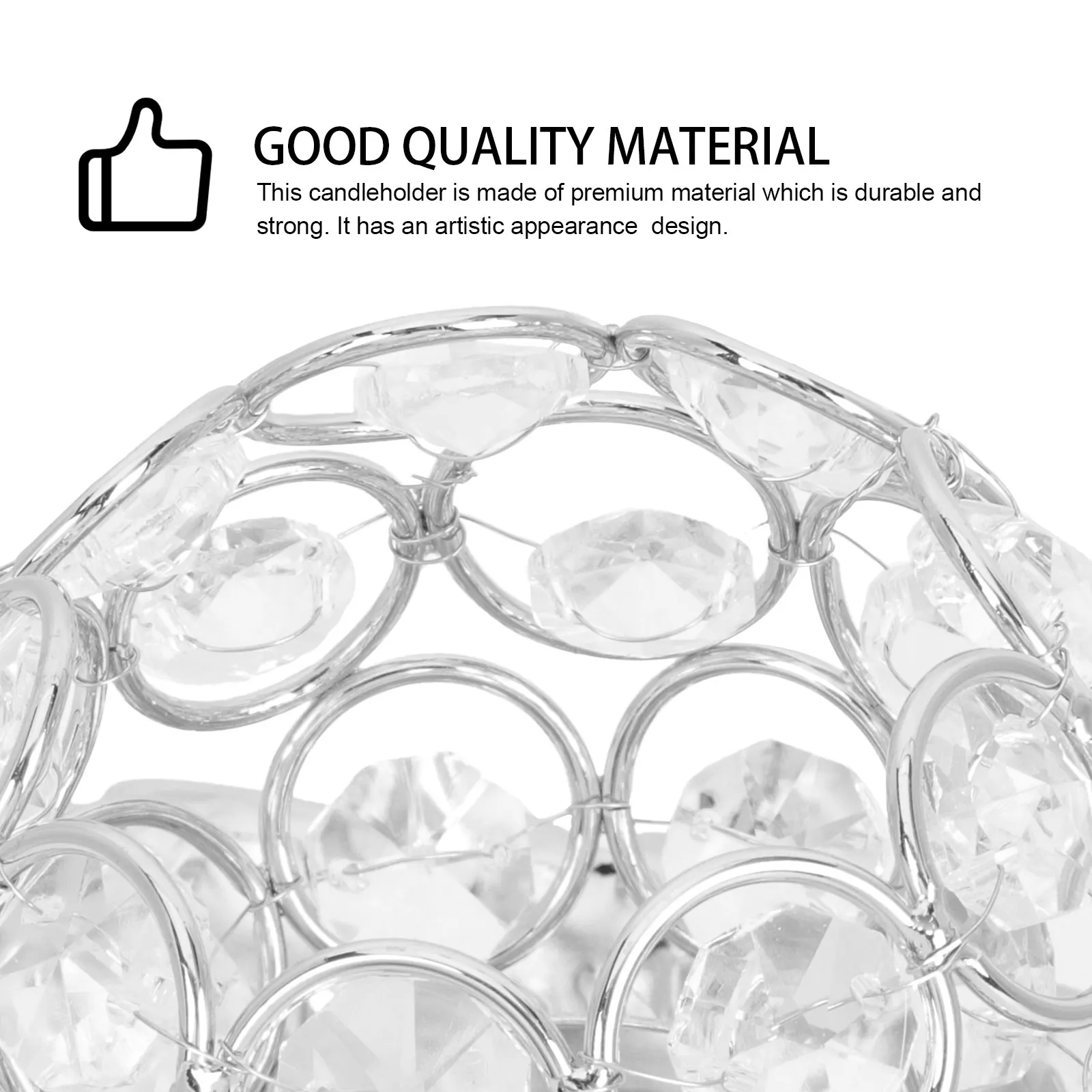 

Creative Crystal Candleholder with Leaf Design Elegant Stand for Home Wedding Decor Warm Romantic Lighting Desktop