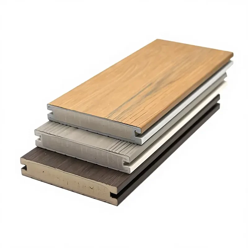 Modern ASA Co-extrusion Decking Outdoor Composite Wood Plastic Flooring Waterproof Anti-Slip Weather Resistant for Garden