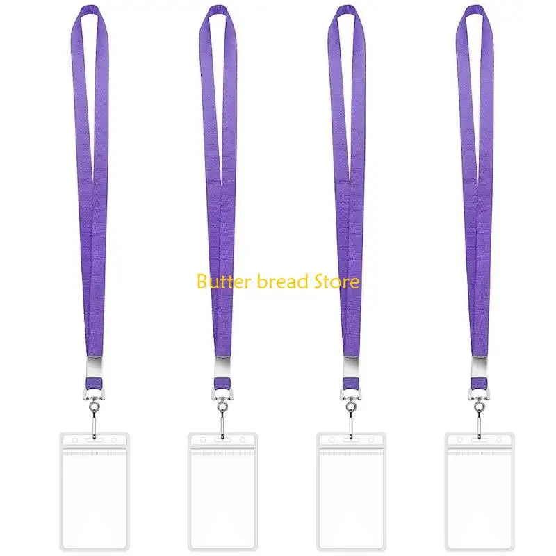 

W89C набор из 4 прозрачных держателя карты и держателя вертикальной карты для шейки