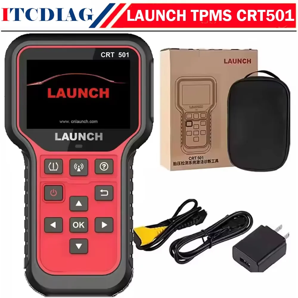 LAUNCH CRT 501 CRT501 PK TSGUN Tire Pressure Monitor System Activate Diagnostic Tool Read Write TPMS 433/315MHZ 2 In1 RF-sensors