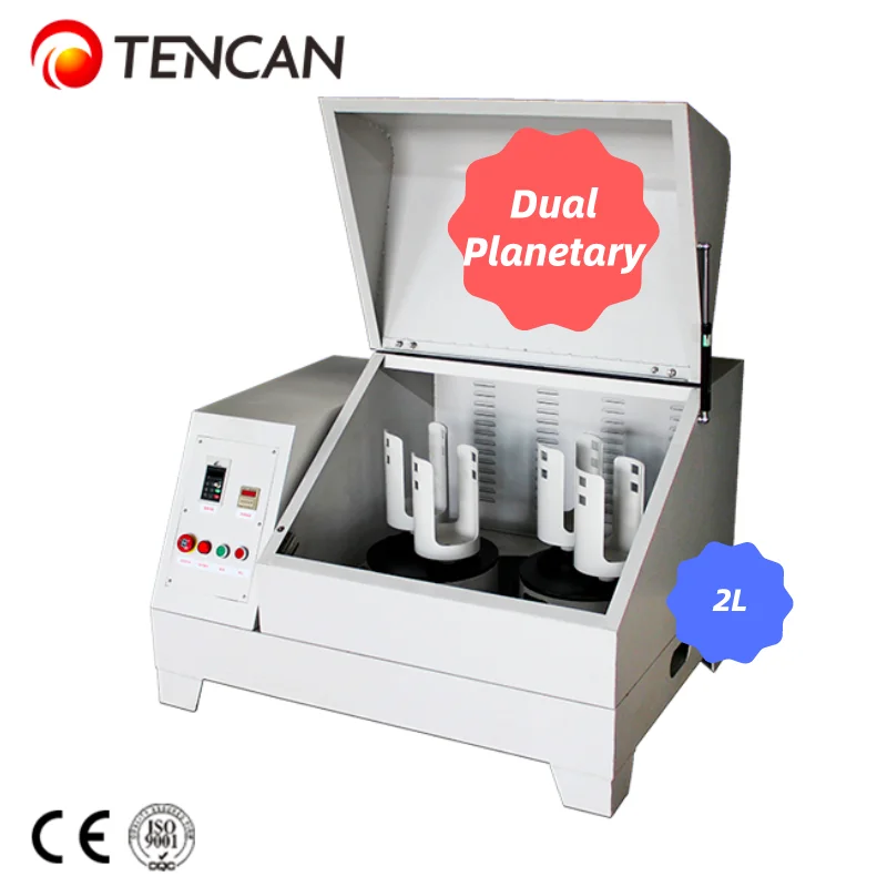 China Tencan SXQM-2 High Energy High Speed Ultrafine Powder Grinding Laboratory Dual Planetary Ball Mill Grinder