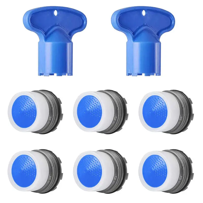 

Аэратор для смесителя 16.5/18.5 мм со съемным ключом, водосберегающая насадка, встроенный фильтр-аэратор для кухонной раковины