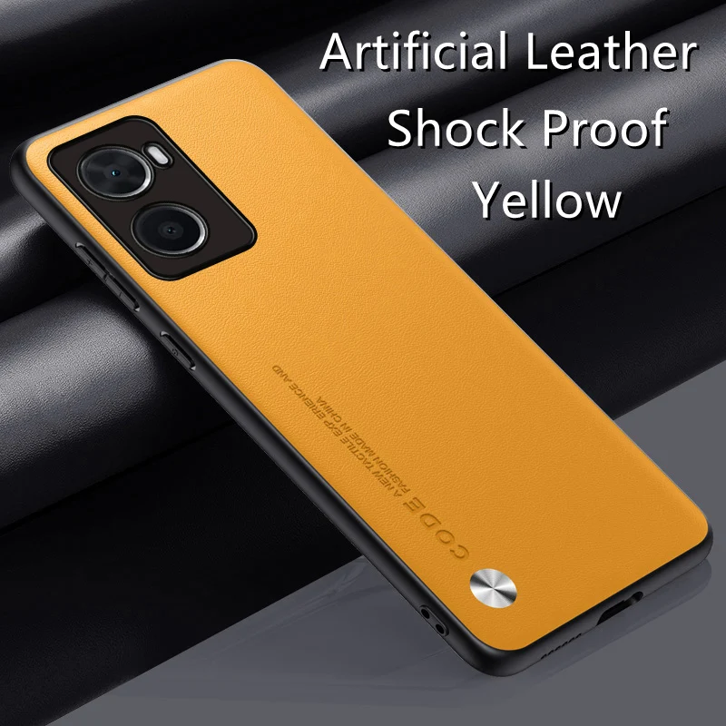 

Phone Case for OPPO A76 Artificial Leather Business High-end Cover Shockproof Case Cover