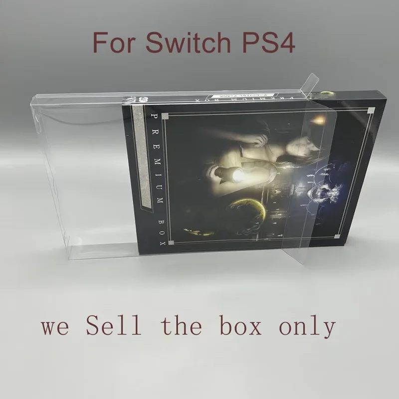 

Clear transparent box For Switch for PS4 For Fatal Frame: Mask of the Lunar Eclipse Display plastic PET Protector storage box