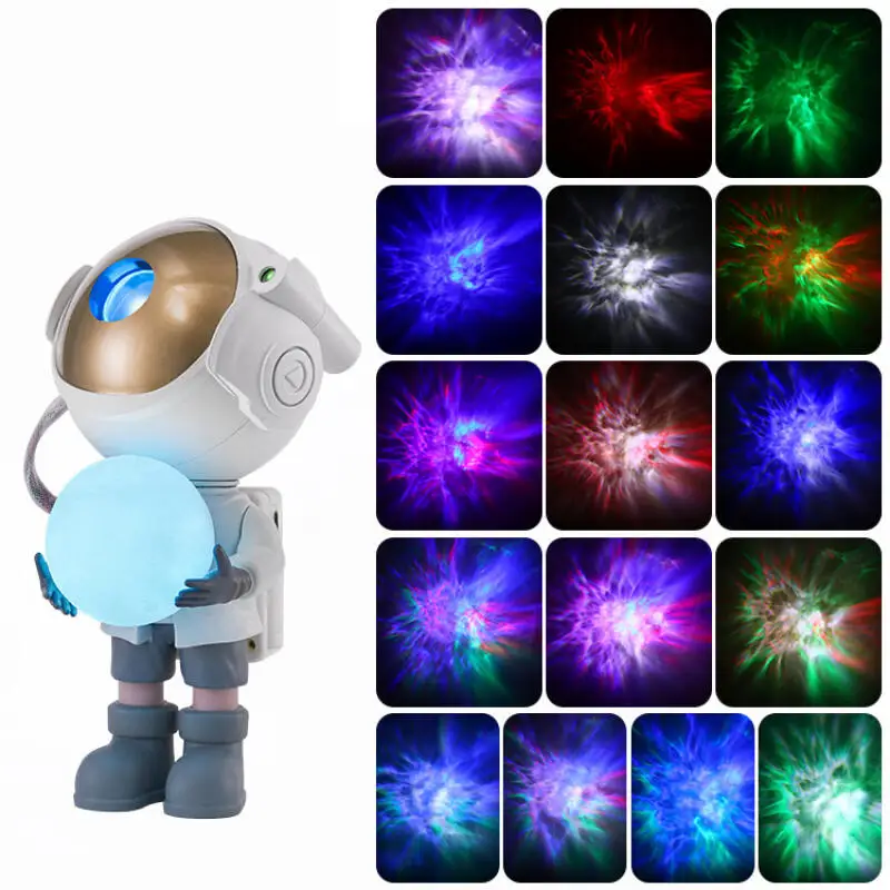 Astronaut Starry Sky Projector Night Light Galaxy LED Projection Lamps Bluetooth Speaker For Kids Bedroom Home Party Decors 2024