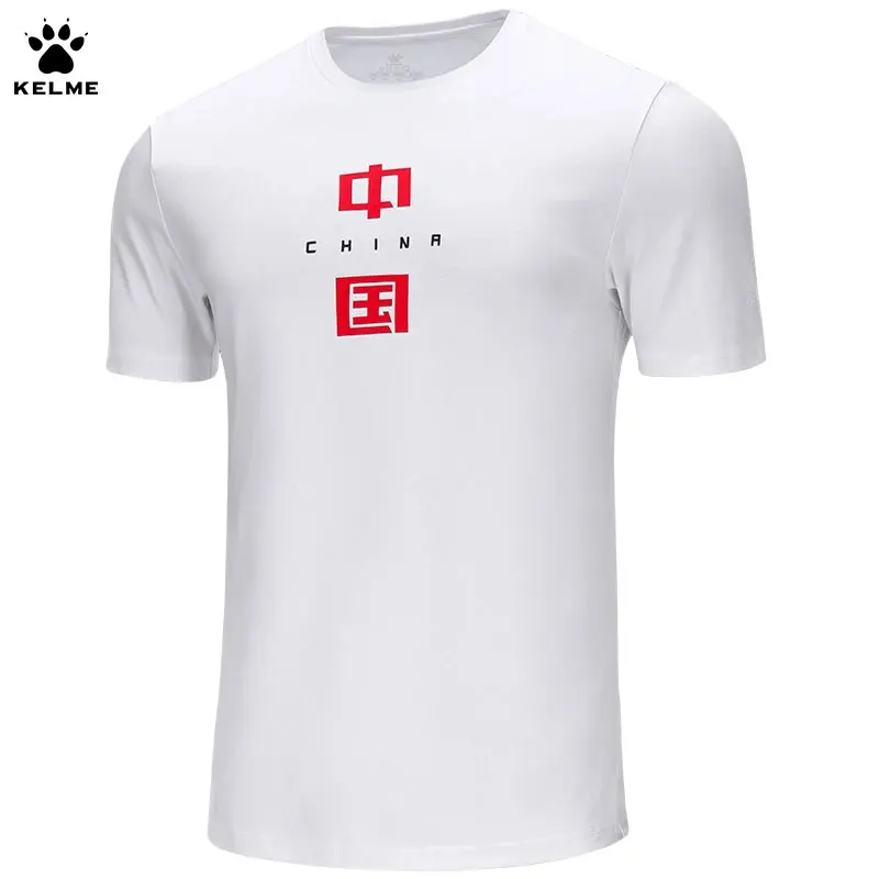 

KELME Men's Football Short-sleeved Training T-shirt new round neck summer breathable casual sport running half sleeves