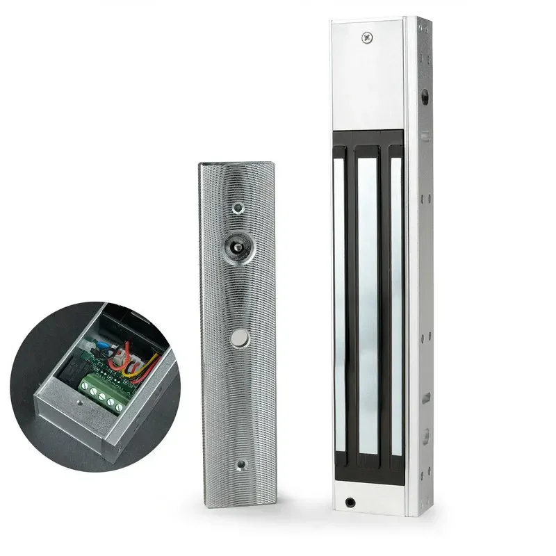 350KG EM Lock With Led Function 12V/24V Fail-Safe 800LBS Magnetic Lock With Led Embedded