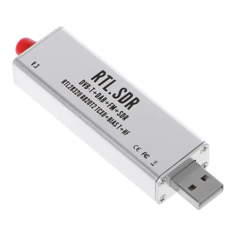 T28C 0.1Mhz-1.7Ghz Rtl-Sdr V3 Rtl2832U 1Ppm Tcxo Hf Biast Sma Software Defined Radio