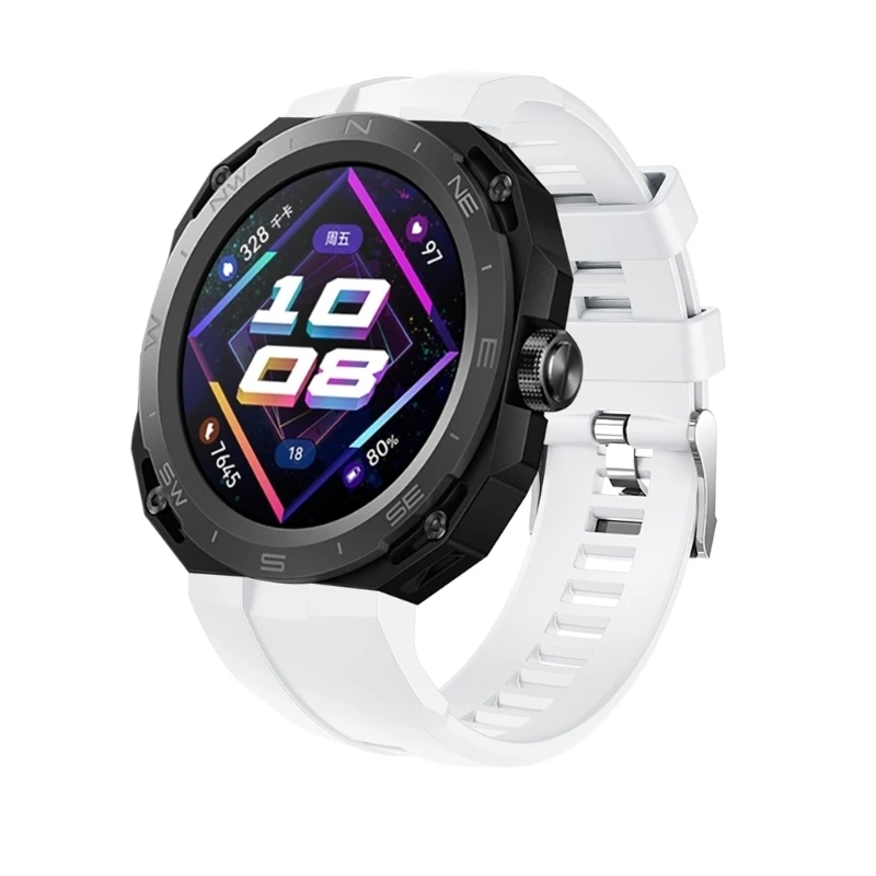 Silicone Band Strap For Huawei Watch GT Cyber Smart Watch Bracelet Replacement Wristband Belt Adjustable Wriststrap