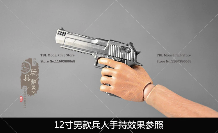 In Stock 1/6 Scale Miniature Non Launch P92 Revolver Weapon Holster Model Accessories For 12inch Action Figure Doll