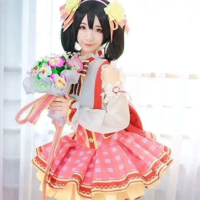 Disfraz de Kotori Minami, uniforme tipo kimono LoveLive Nozomi Tojo Lolita para Halloween, fiesta de Navidad, mascarada, espectáculos de Anime