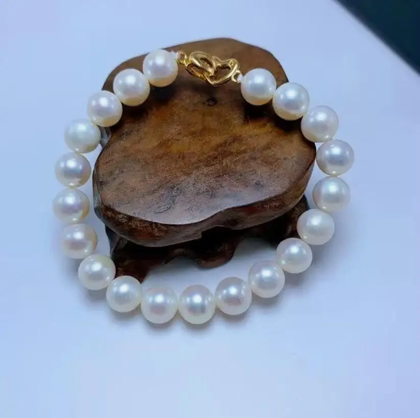 

Классический браслет из белого жемчуга Южных морей диаметром 9–10 мм, 7,5–8 дюймов.