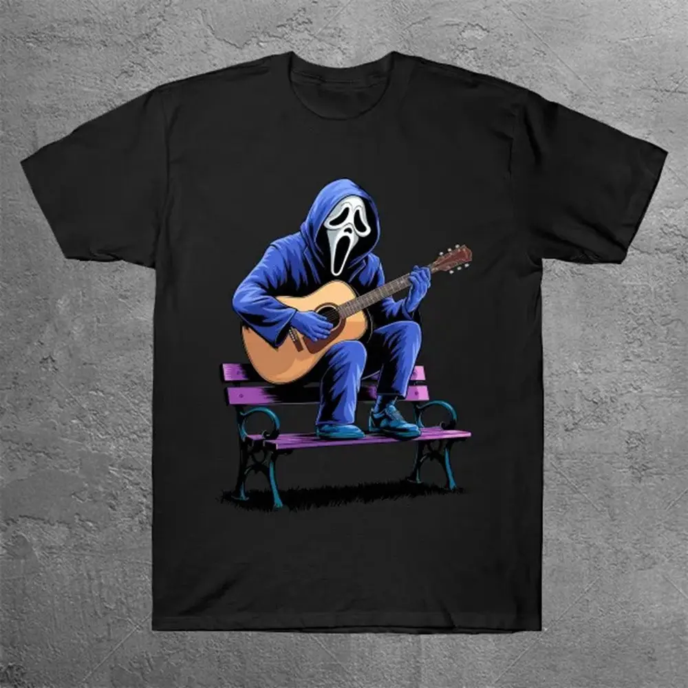 

Футболка Sad Ghostface, мужские летние футболки с коротким рукавом