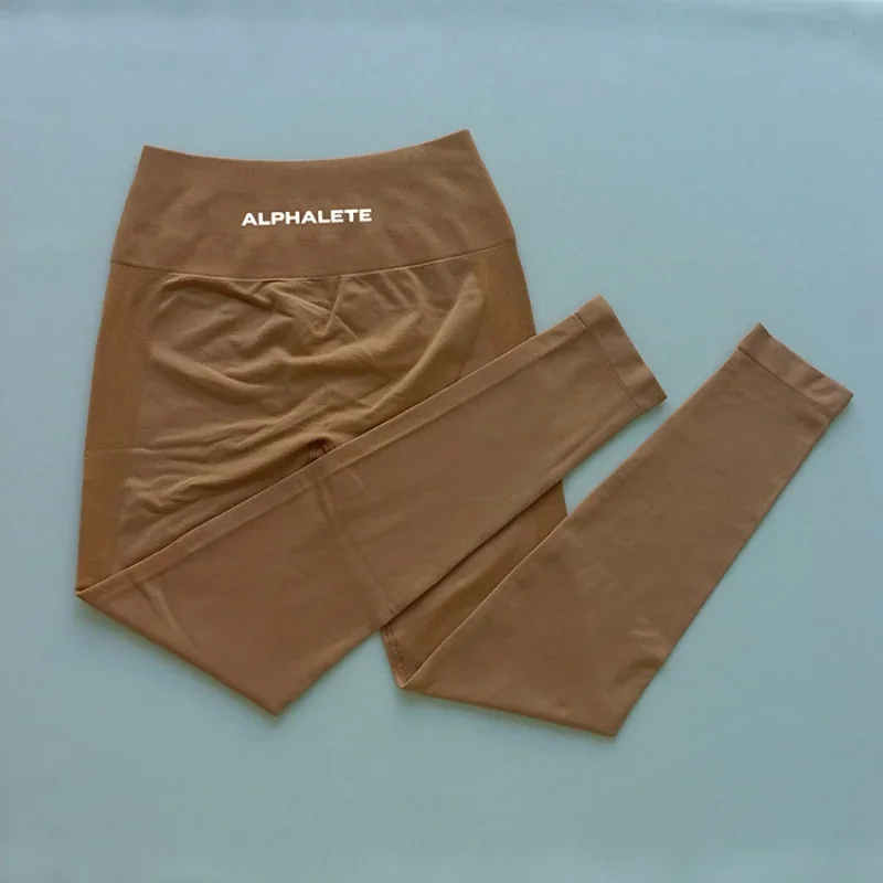 ALPHALETE عالية الخصر Airlift يغطي الرجل اليوغا السراويل النساء رياضة اليوغا بيلاتيس السراويل الضيقة عرق السراويل الضيقة عالية الخصر طماق