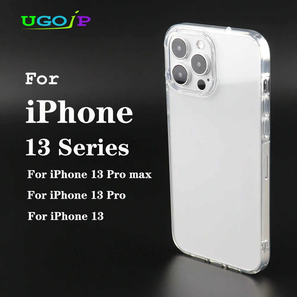 UGOjP Case For iPhone 13 Pro Max 13 Pro 12 Pro Max Shockproof Transparent Phone Case Women Men Anti drop Clear Protective Cover - náhled 2